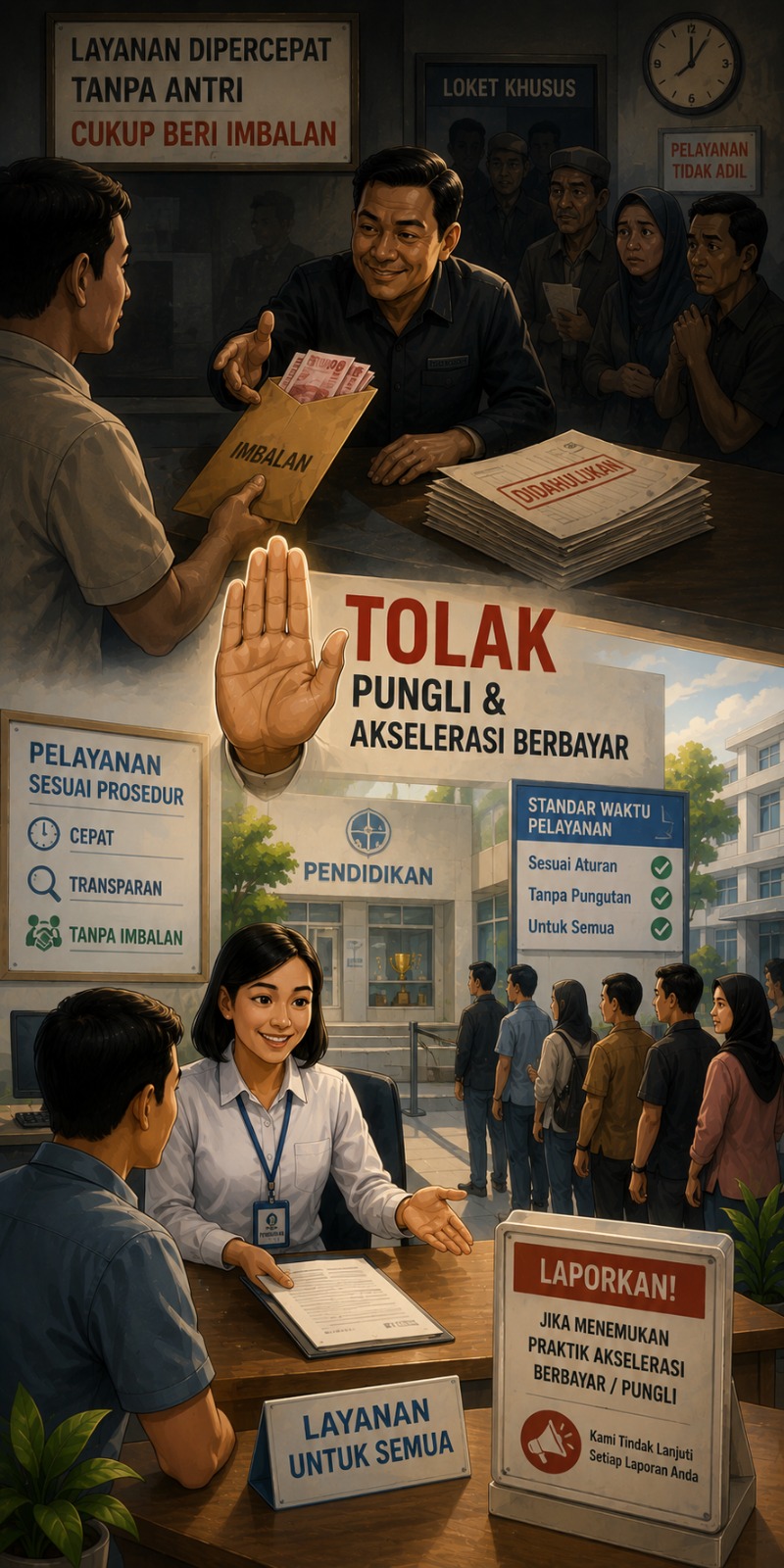 Ilustrasi Imbalan Akselerasi Layanan