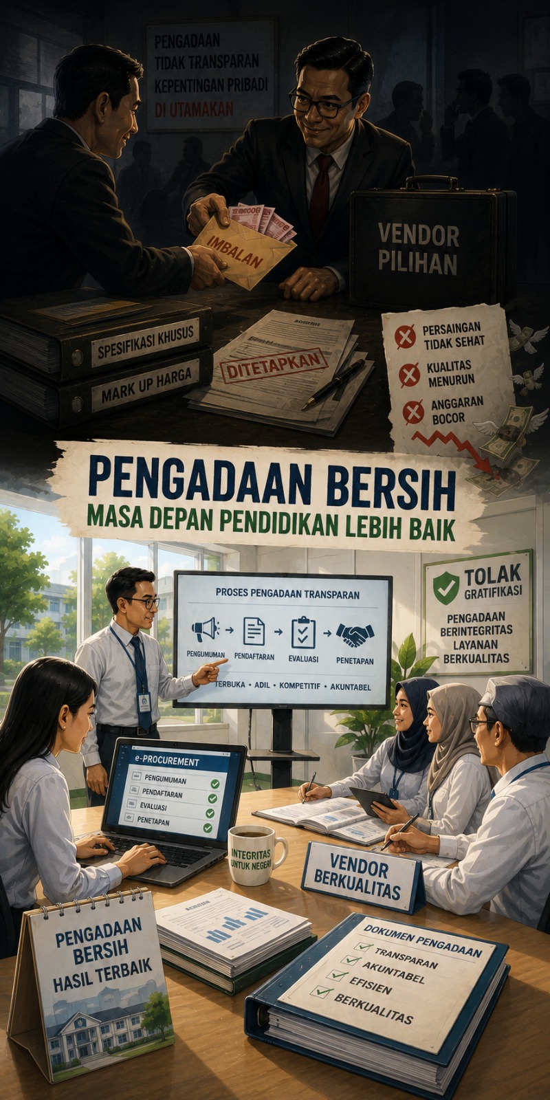 Ilustrasi Vendor & Pengaruh Proses