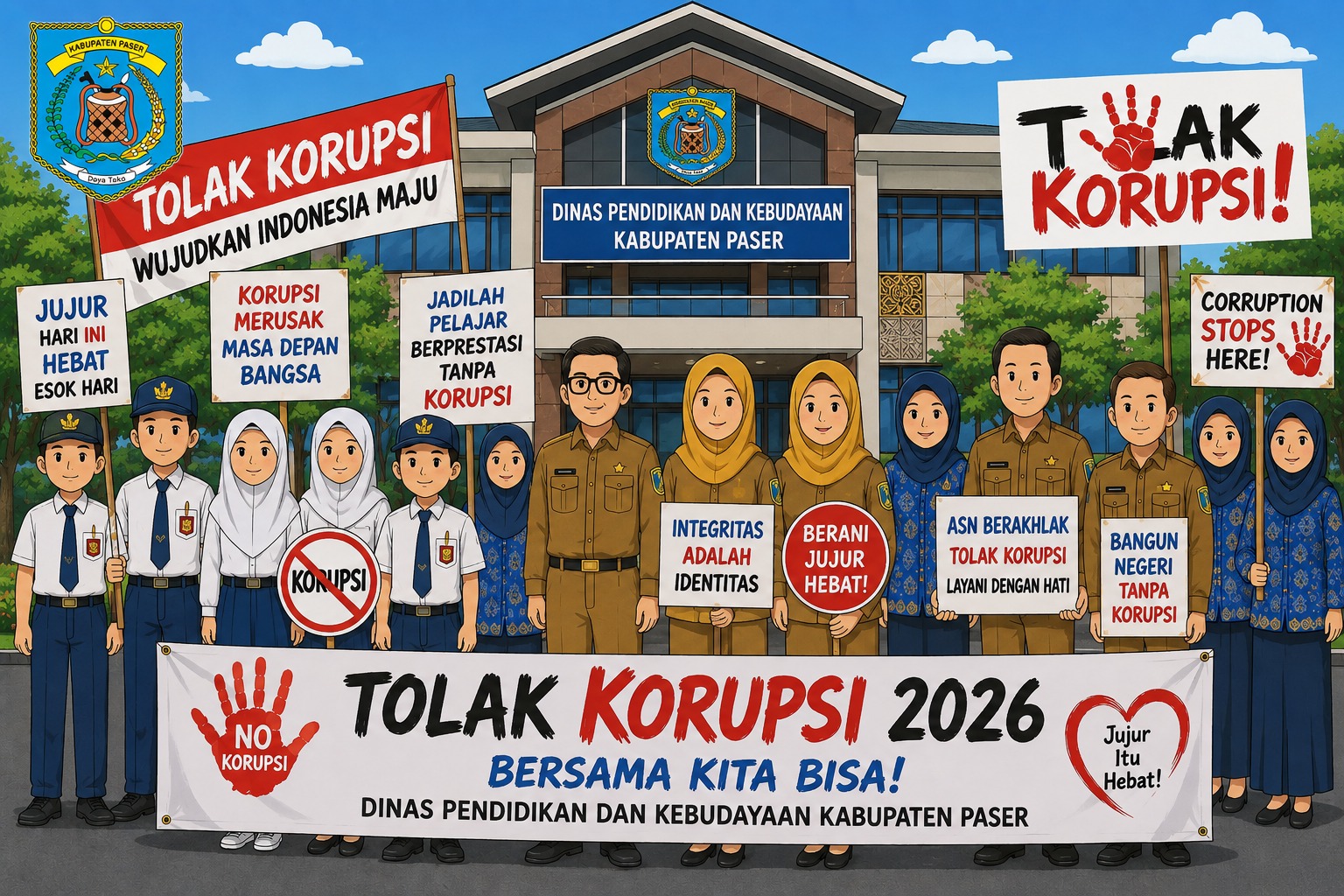 Ilustrasi Dukung Kampanye