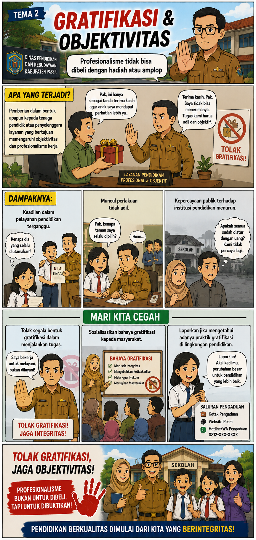 Komik Strip Gratifikasi & Objektivitas
