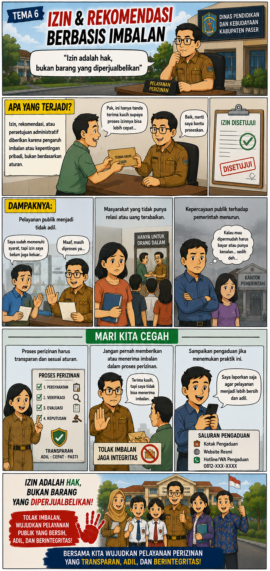 Komik Strip Izin & Rekomendasi Berbasis Imbalan
