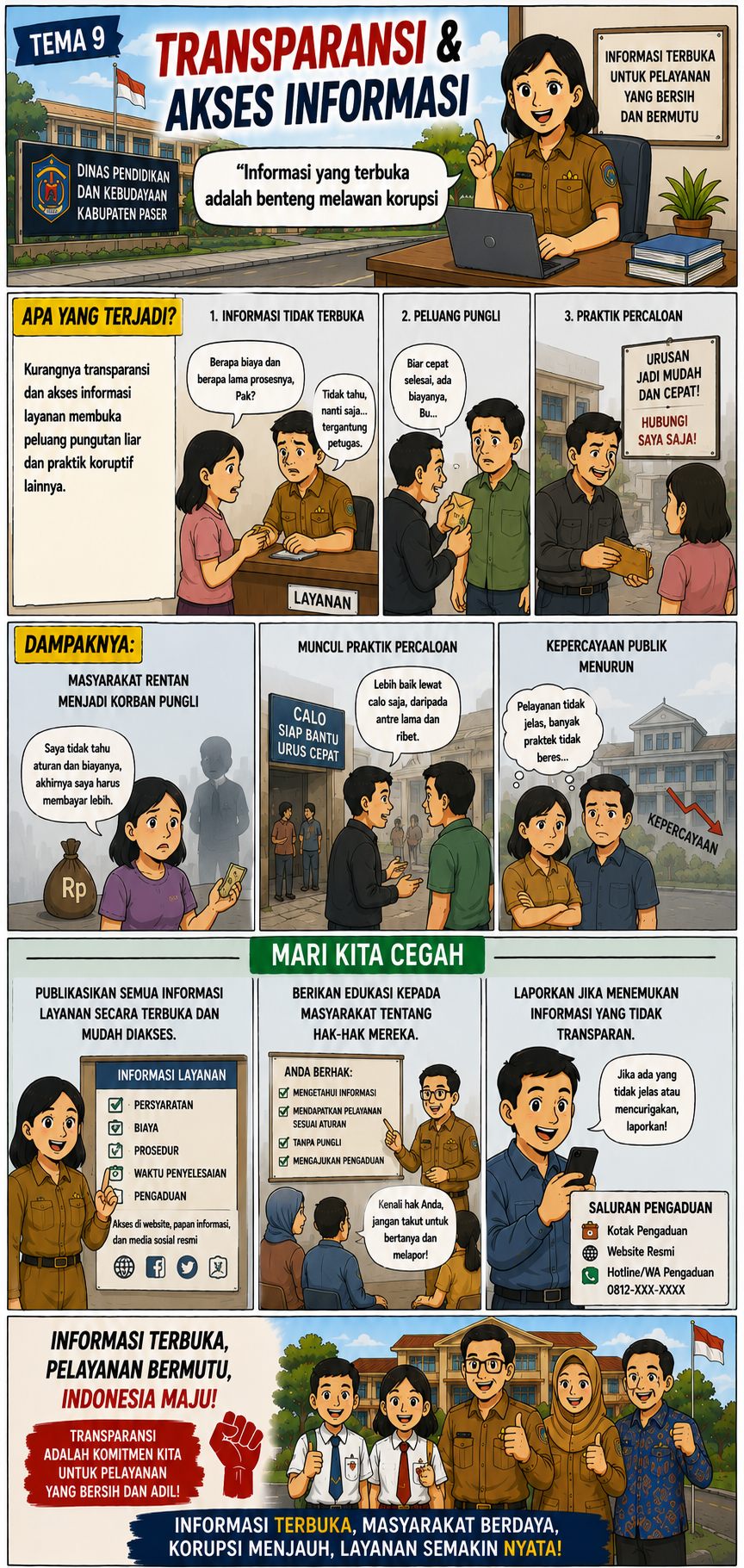 Komik Strip Transparansi & Akses Informasi